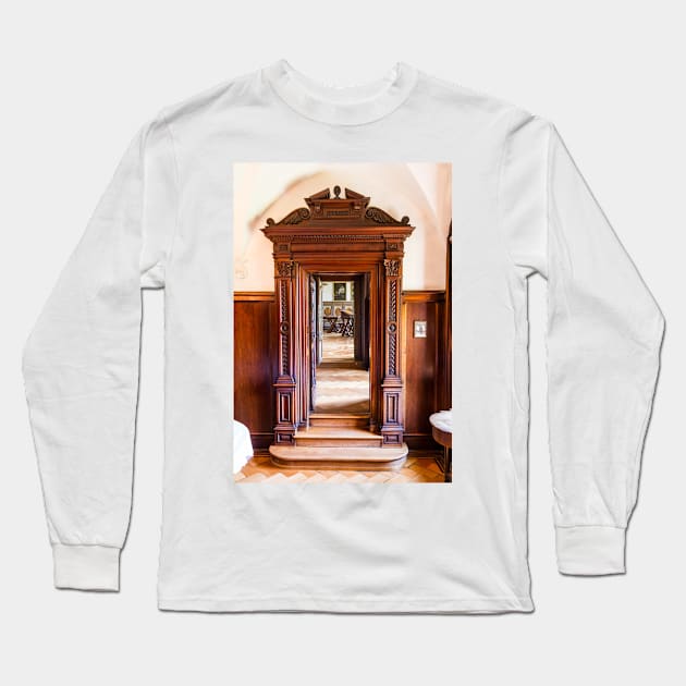 Doorway in Ittingen Charterhouse, Switzerland Long Sleeve T-Shirt by holgermader